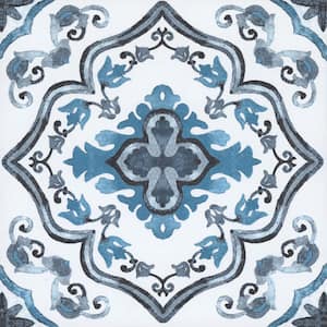 Take Home Sample Marrakesh Blue 6 in. W x 6 in. L Residential Vinyl Tile Flooring