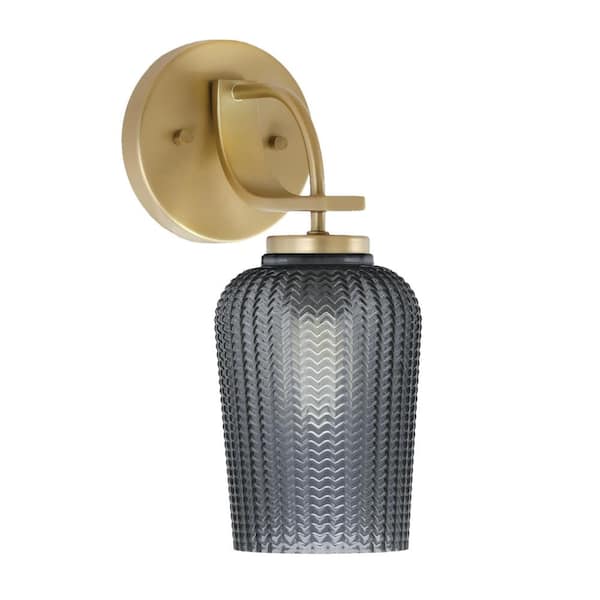 Unbranded Olympia 1-Light New Age Brass Wall Sconce