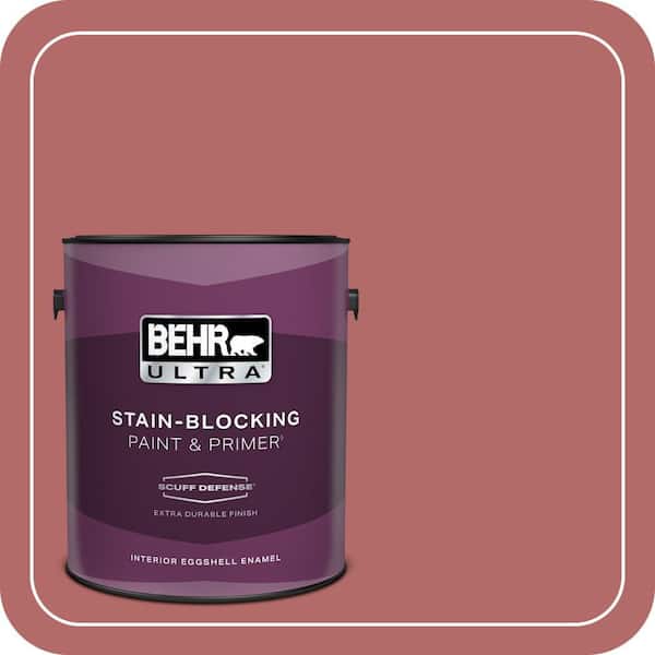 BEHR ULTRA 1 gal. #PMD-12 Desert Rose Extra Durable Eggshell Enamel Interior Paint & Primer