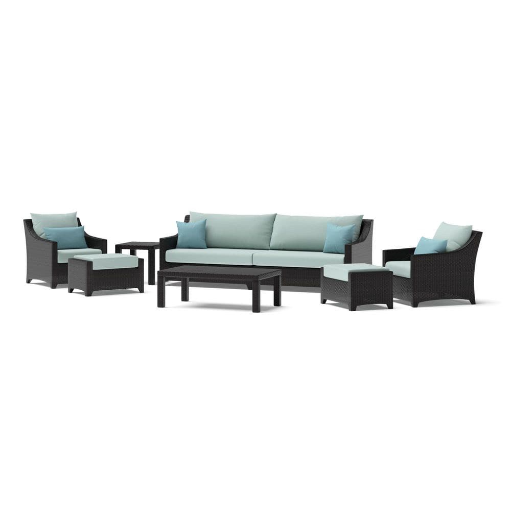 Reviews for RST BRANDS Deco 8-Piece All Weather Wicker Patio Sofa