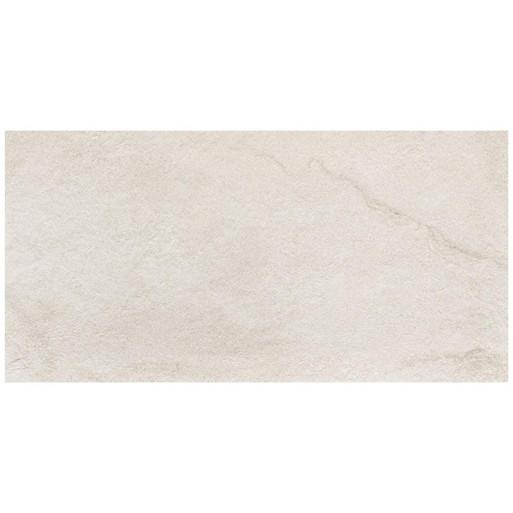 Dominion Linen Beige 4 in. x 0.35 in. Matte Limestone Look Porcelain Floor and Wall Tile Sample -  Ivy Hill Tile, EXT3RD108250