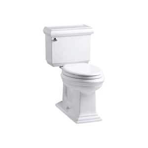 Memoirs 12 in. Rough In 2-Piece 1.6 GPF Single Flush Elongated Toilet in Biscuit Seat Not Included