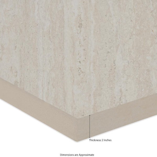 MSI Cordova Lablanca 2 cm x 24 in. x 13 in. Matte Porcelain Stone