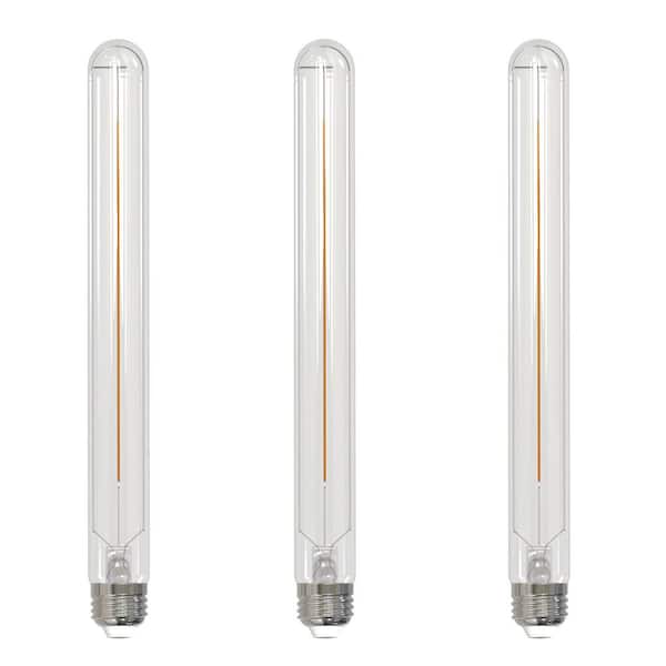 40-Watt Equivalent T9 11 in. Dimmable Clear E26 LED Light Bulb in 3000K Soft White (3-Pack)