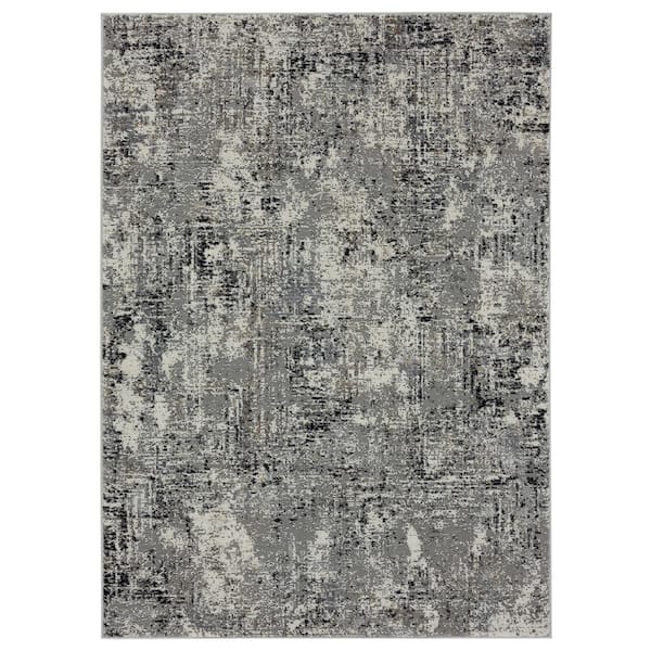 Eternity Mizar Charcoal 12 ft. 6 in. x 15 ft. Oversize Area Rug