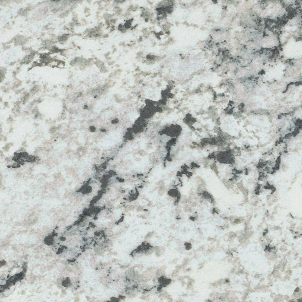 x 12 ft. Countertops Laminate Sheet White Ice Granite w/ Matte Finish 5 ft 