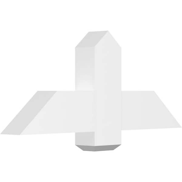Ekena Millwork Eugene 36 in. W x 15 in. H x 4 in. D Signature Polyurethane Bracket