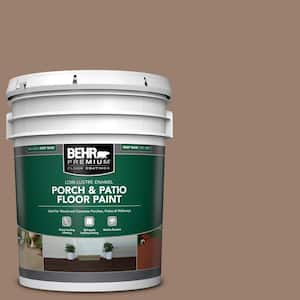 5 gal. #SC-148 Adobe Brown Low-Lustre Enamel Interior/Exterior Porch and Patio Floor Paint