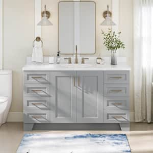 Taylor 60 in. W x 21.5 in. D x 34.5 in. H Freestanding Bath Vanity Cabinet Only in Grey