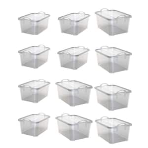 Life Story Durable 5.7-Liter Clear Shoe & Closet Storage Box Container (12  Pack), 1 Piece - Fry's Food Stores