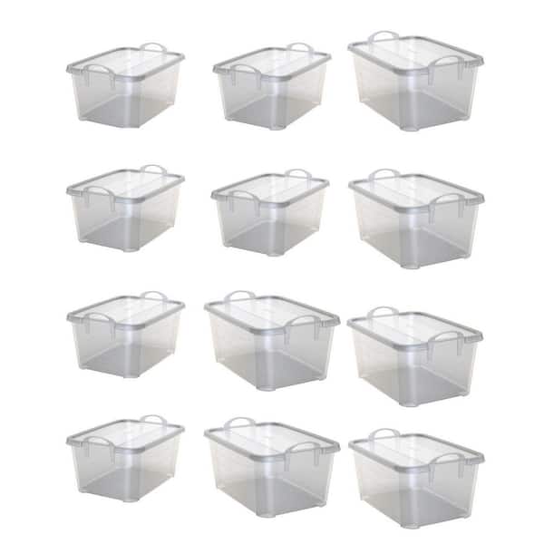 14 qt. Plastic Box (6-Pack) with 55 qt. Storage Container (6-Pack)