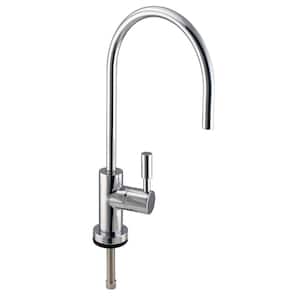 Single-Handle Instant Cold Water Dispenser in Polished Chrome