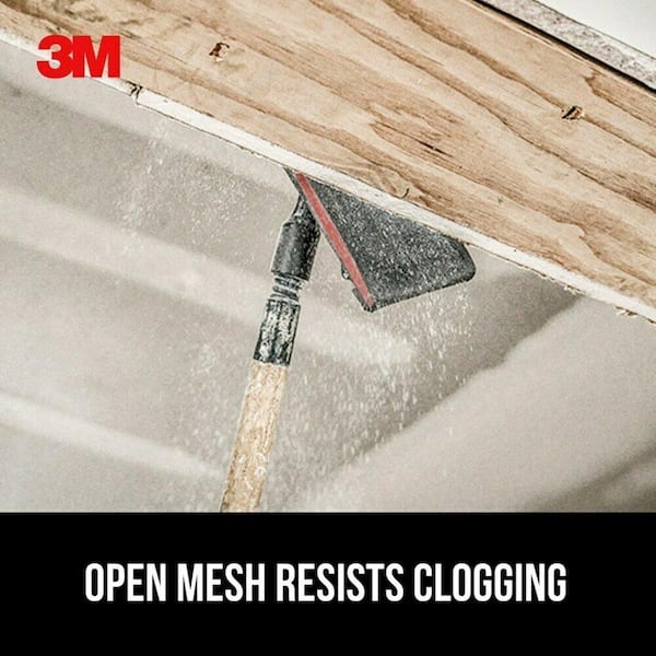 3M 4-3/16 in. x 11-1/4 in. 100 Grit Medium Drywall Sanding