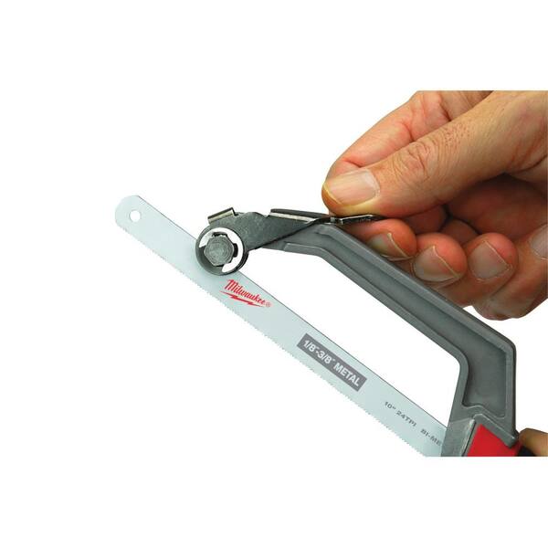24 TPI Bi-Metal Blade Cutting Tool Adjustable 313099757701 Compact Hack Saw with 10 in 