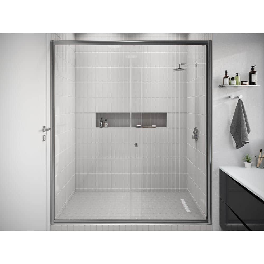 Misty Gray Gloss 2x8 Glass Subway Tile