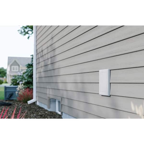 Wolverine 7.1 in x 7.9 in. White Surface Mounting Block 413737