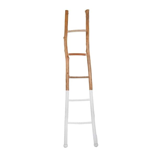 3R Studios White Decorative Wood Ladder