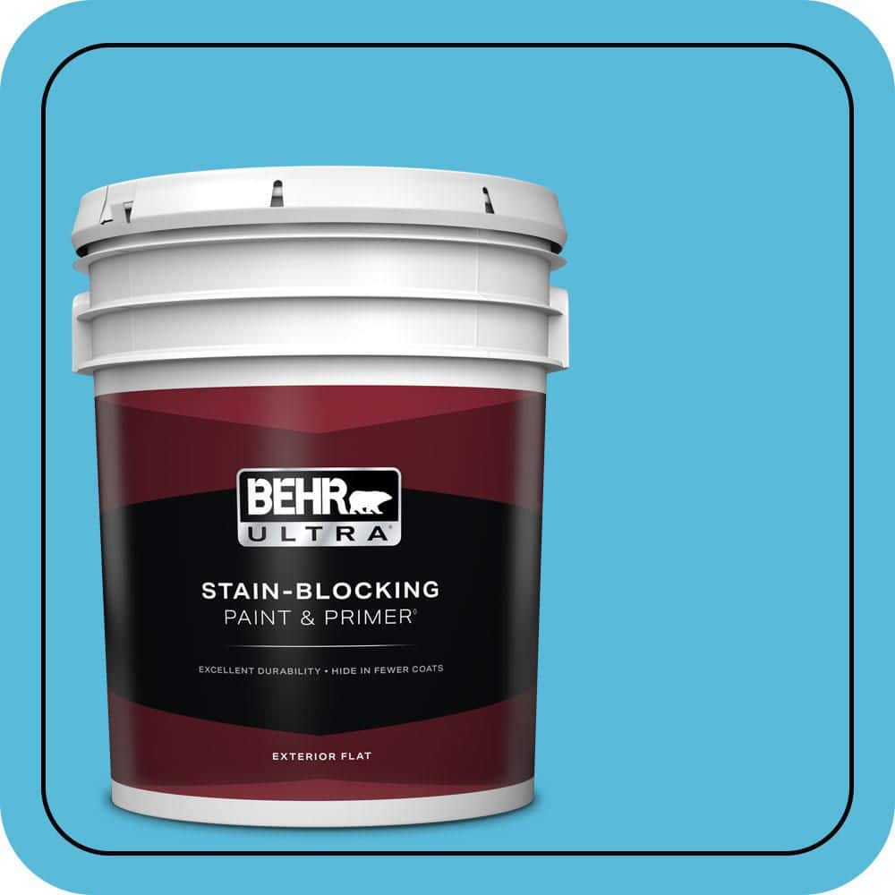 5 gal. #530B-5 Azurean Flat Exterior Paint & Primer price history on PriceWatchPro