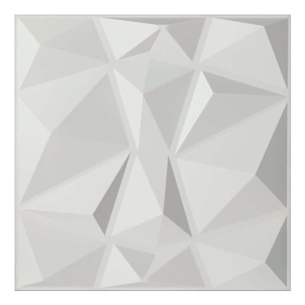 Details about   PVC Wall Panels 3D Diamond Design 13 Tiles Black Decorative Plants WaterProof 