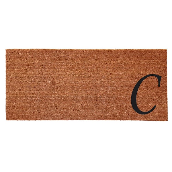 Stephengould Monogrammed 48 in. x 30 in. Outdoor Door Mat Charlton Home Letter: C