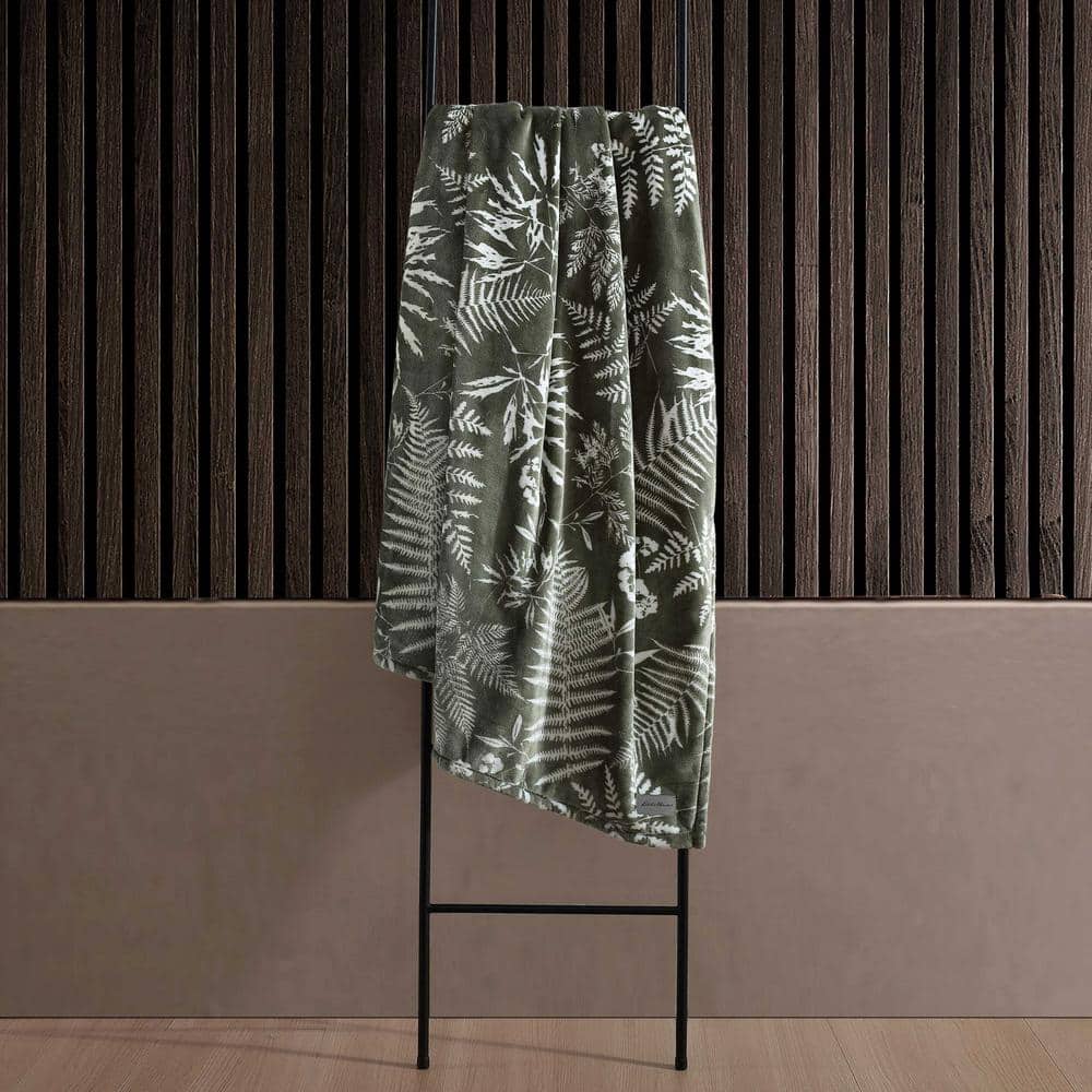 Full Green Fleece Reversible Lightweight Blanket