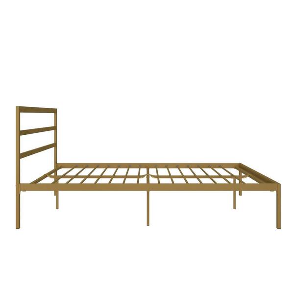 Signature Sleep Laurier Gold Metal King, Gold Metal Bed Frame King