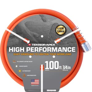 High-Performance 3/4 in. x 100 ft. Tradesman Grade Water Hose