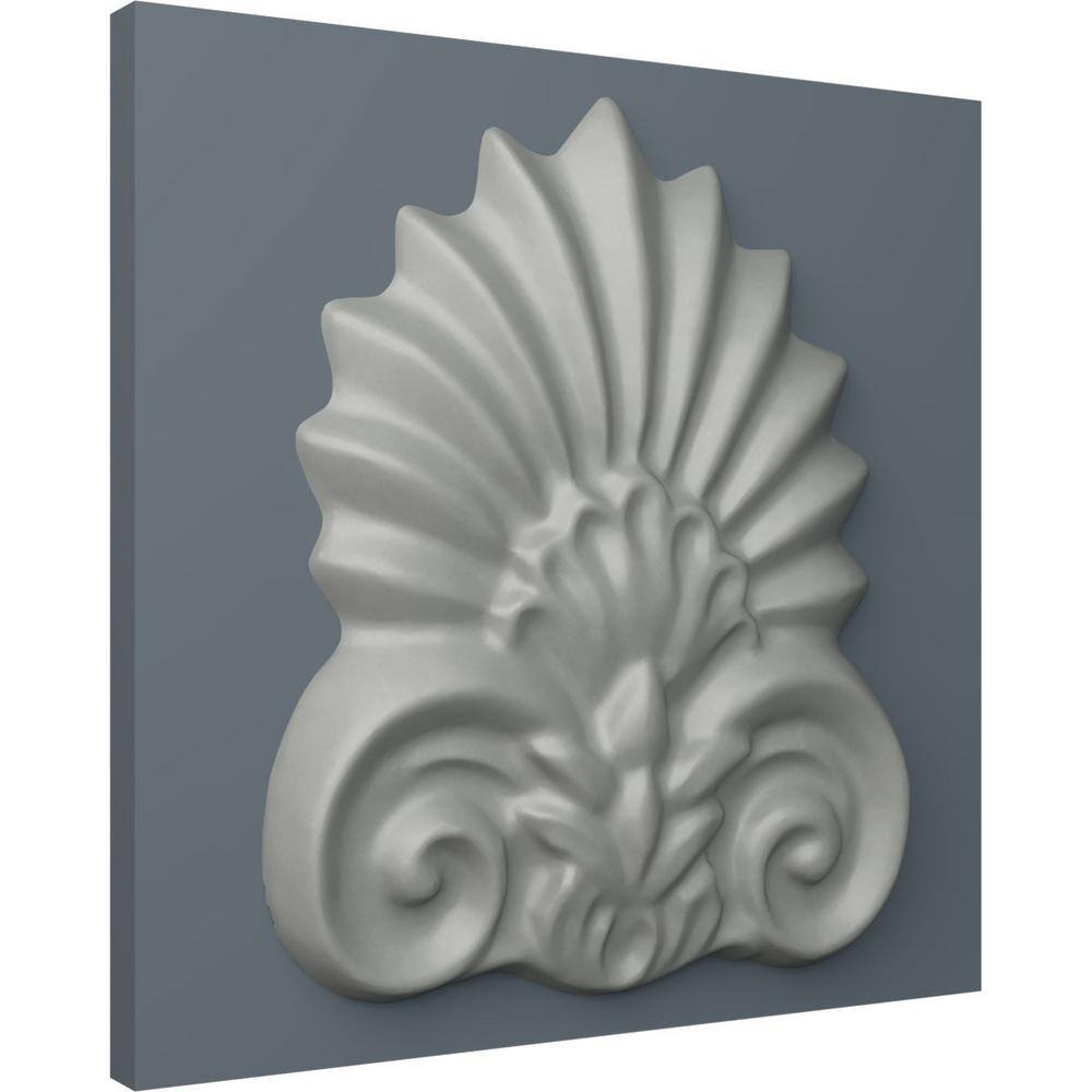 Primed Polyurethane Architectural Center Onlay, 5-1/8" x 3-7/8"