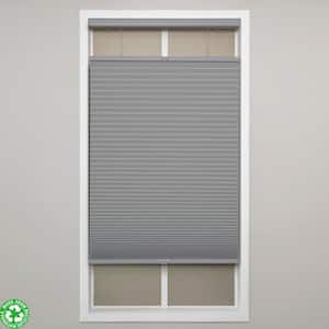 Anchor Gray Cordless Blackout Polyester Top Down Bottom Up Cellular Shades - 18.5 in. W x 64 in. L