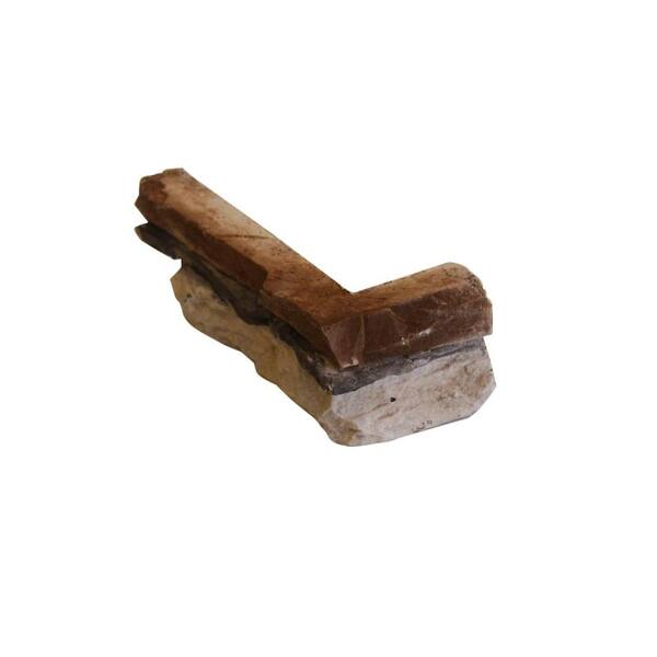 Native Custom Stone Go-Stone Corners #18 Coastal Blend 8 in. x 4 in. Stone Panels (4 lin. ft./Box)