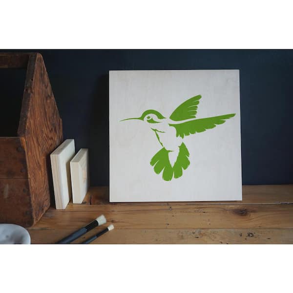 Peel N' Etch Stencil-Hummingbird #0751/P7