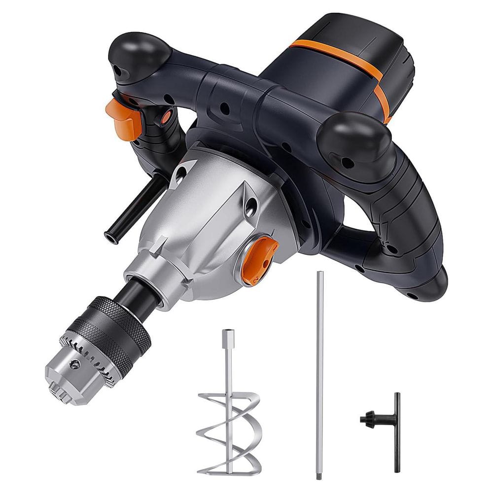13 A Single Paddle Concrete Mortar Mixer with Soft Start and 5/8 Keyed Chuck Includes Large Spiral Mixing Paddle price history on PriceWatchPro