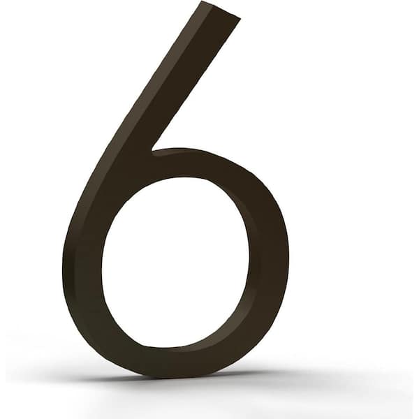 MEGA HANDLES House Numbers for Outside - 5 in. Easy to Install Wall ...