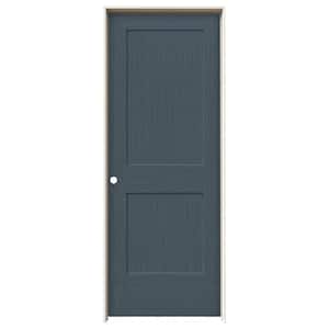 32 in. x 80 in. Monroe Denim Stain Right-Hand Solid Core Molded Composite MDF Single Prehung Interior Door