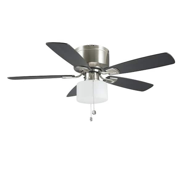 PRIVATE BRAND UNBRANDED Bellina 42 in. Brushed Nickel Ceiling Fan with Light Kit