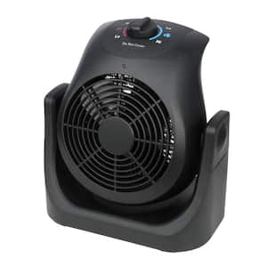 750-Watt/1500-Watt, 120-Volt, 2557/5115 Btu/hr Combination Forced Air Electric Dual Comfort Heater Fan 2 in 1