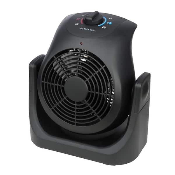 Amaze 750-Watt/1500-Watt, 120-Volt, 2557/5115 Btu/hr Combination Forced Air Electric Dual Comfort Heater Fan 2 in 1