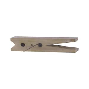 Wooden Floating Clothespin Decorative Wall-Shelf