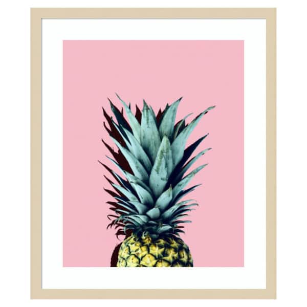Amanti Art Pineapple Art 1 by Vitor Costa 1 Piece Framed Giclee Food Art Print 25 in. x 21 in.
