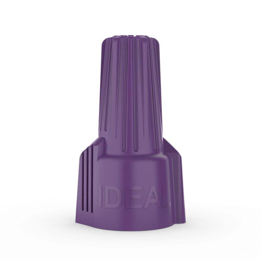 【OUTLET】SOLID MINIFAT 5.2 BlueかPurple IDEAL Twister Al/Cu Purple Wire Connector, Bag of 2 30-1065S - The