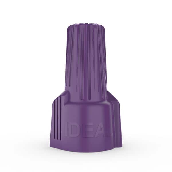 Twister Al/Cu Purple Wire Connector, Bag of 2