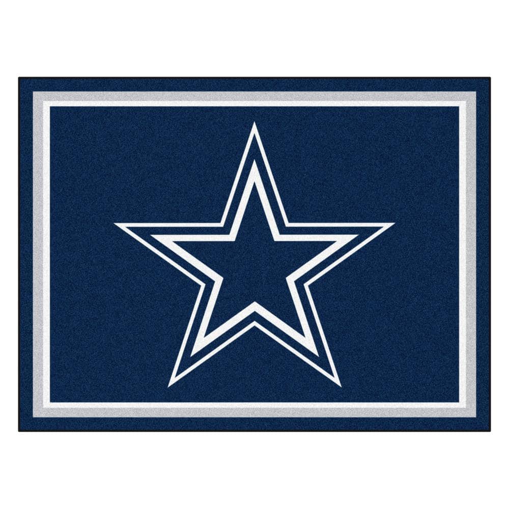 FANMATS NFL Dallas Cowboys Blue ft. x 10 ft. Indoor Area Rug 17372  The Home Depot