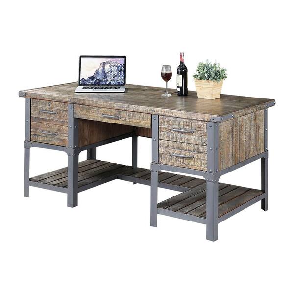 Turnkey Products LLC Artisan Revival Quenby Finish Executive Desk