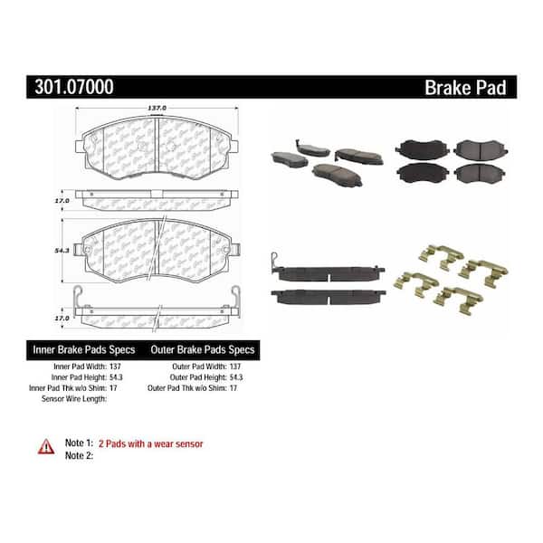 Centric Parts Disc Brake Pad Set