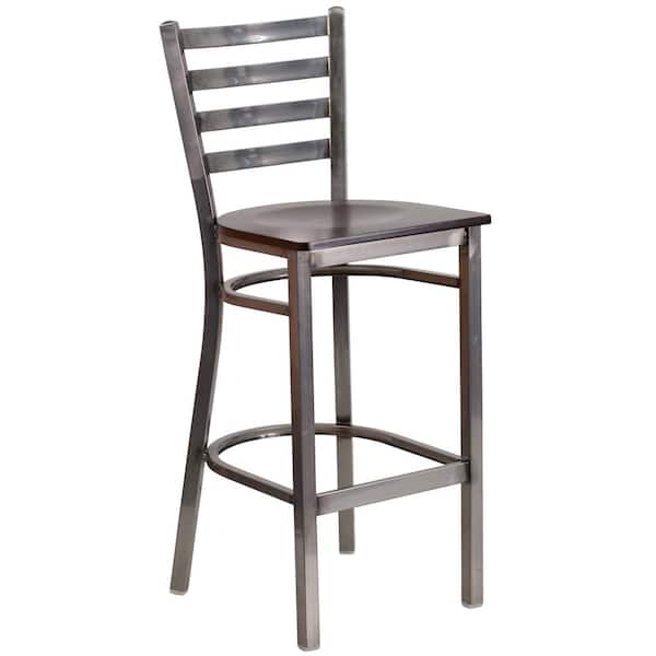 Flash Furniture 29 in. Clear Steel Bar Stool