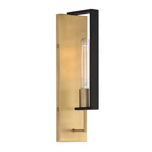Chicago PM 1-Light Old Satin Brass Wall Sconce