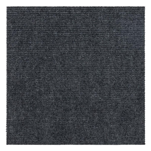 Foss Canyon Gray Residential/Commercial 18 in. x 18 Peel and Stick Carpet Tile (10 Tiles/Case) 22.5 sq. ft.