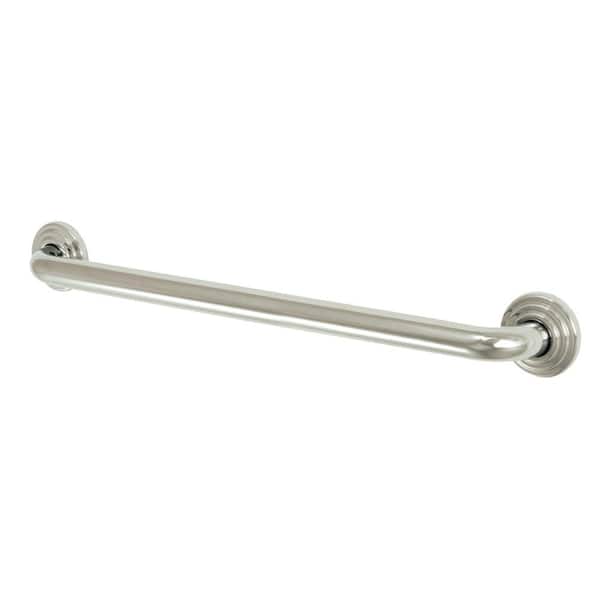 Kingston Brass Restoration 24 in. x 1-1/4 in. Grab Bar in Polished Nickel