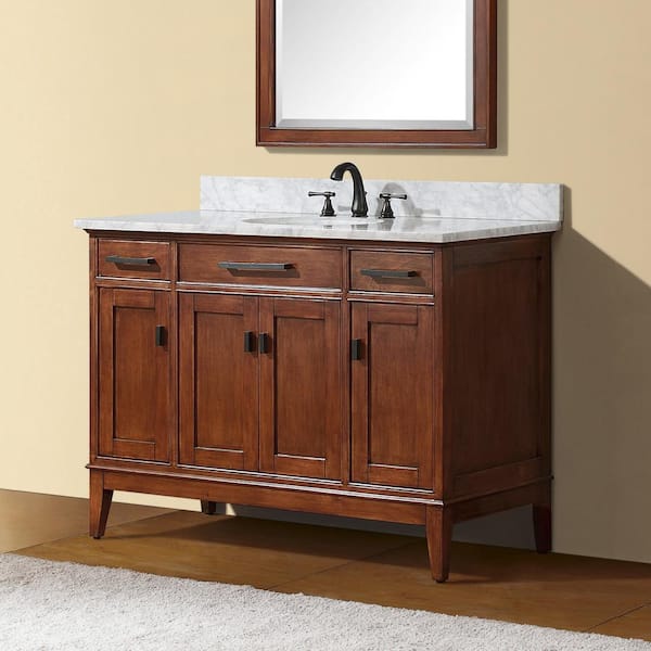 Avanity Madison 48-in Tobacco Bathroom Vanity Cabinet
