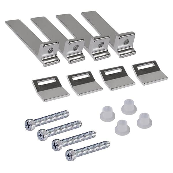 Clips for Tile Sink Installation Kit 2.73 in. Metal (4-Pack)